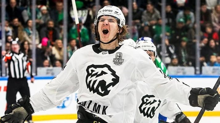 Личный рекорд по очкам в КХЛ у Виталия Кравцова 